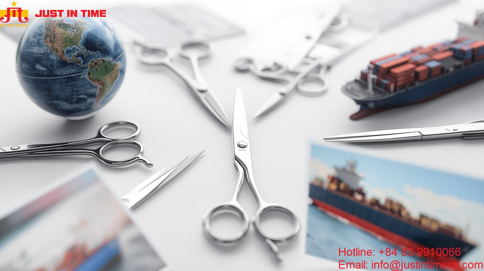 All kinds of scissors