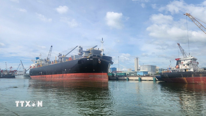 Hệ thống cảng biển, logicstic sẽ được Gia Lai chú trọng phát triển trong thời gian tới. (Ảnh: Sỹ Thắng/TTXVN)