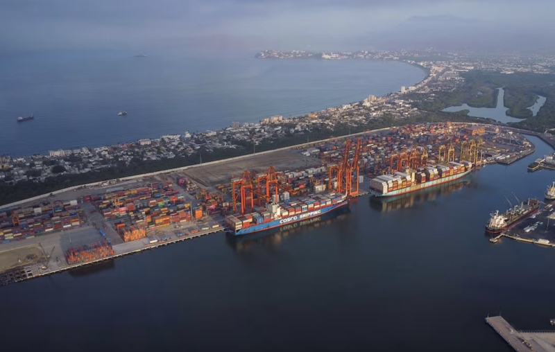 Manzanullo Port in Mexico - Photo: Reuters.