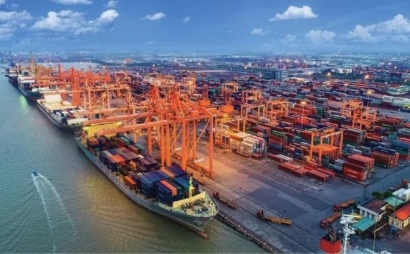 Vietnam, one of the marks on the world trade map